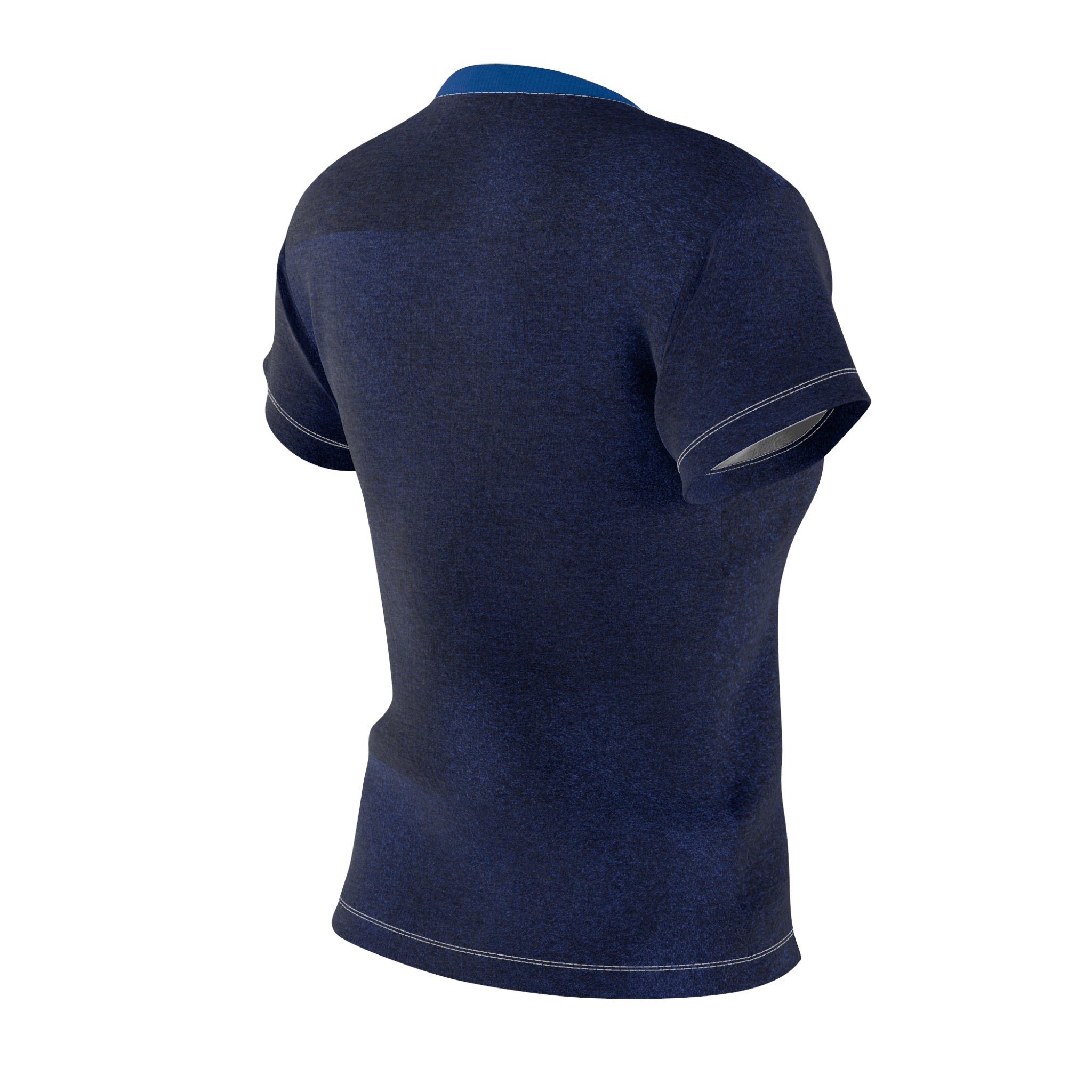 Blue t-shirt on a white background