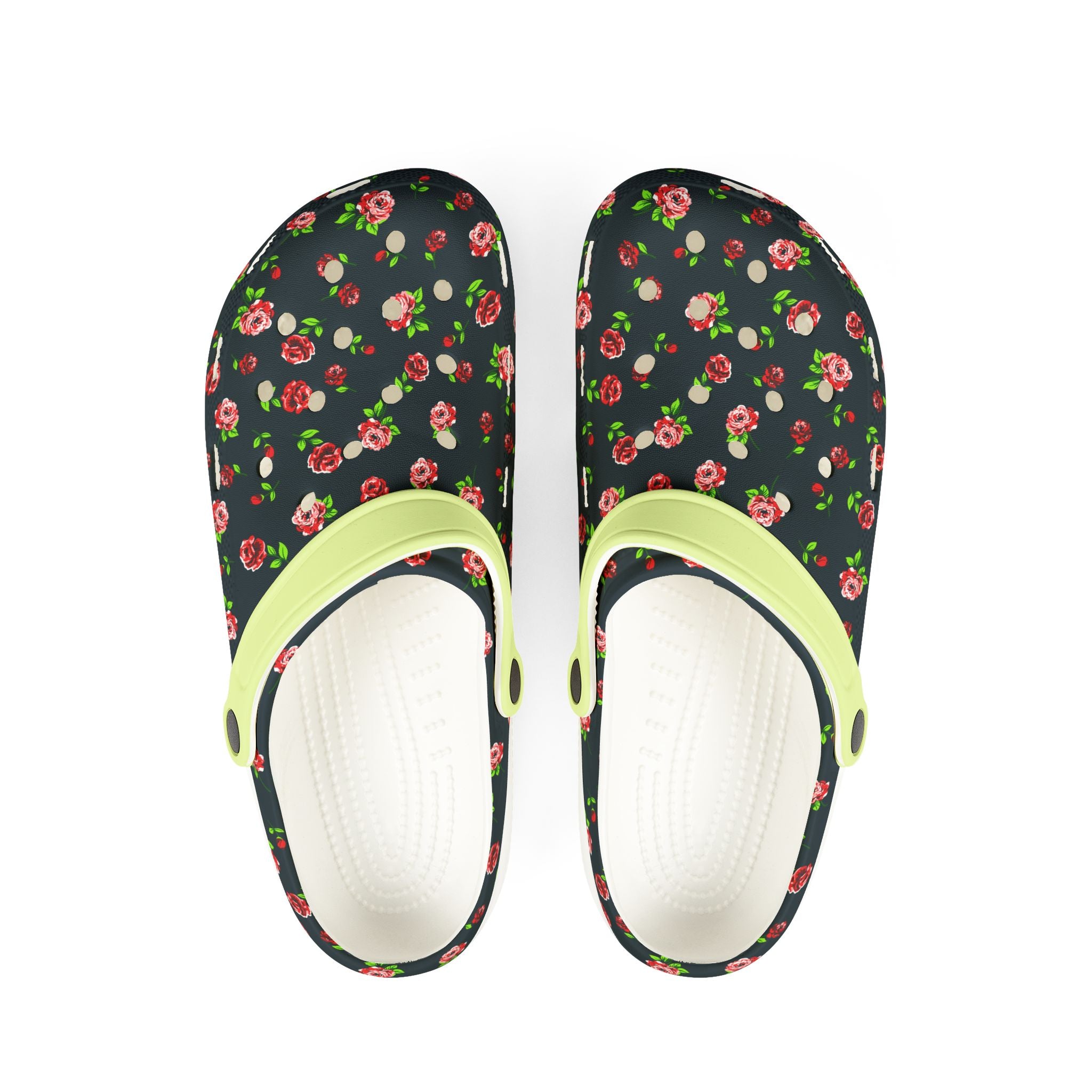Floral Foam Clogs — Lightweight Garden Slip‑Ons with Rose Print