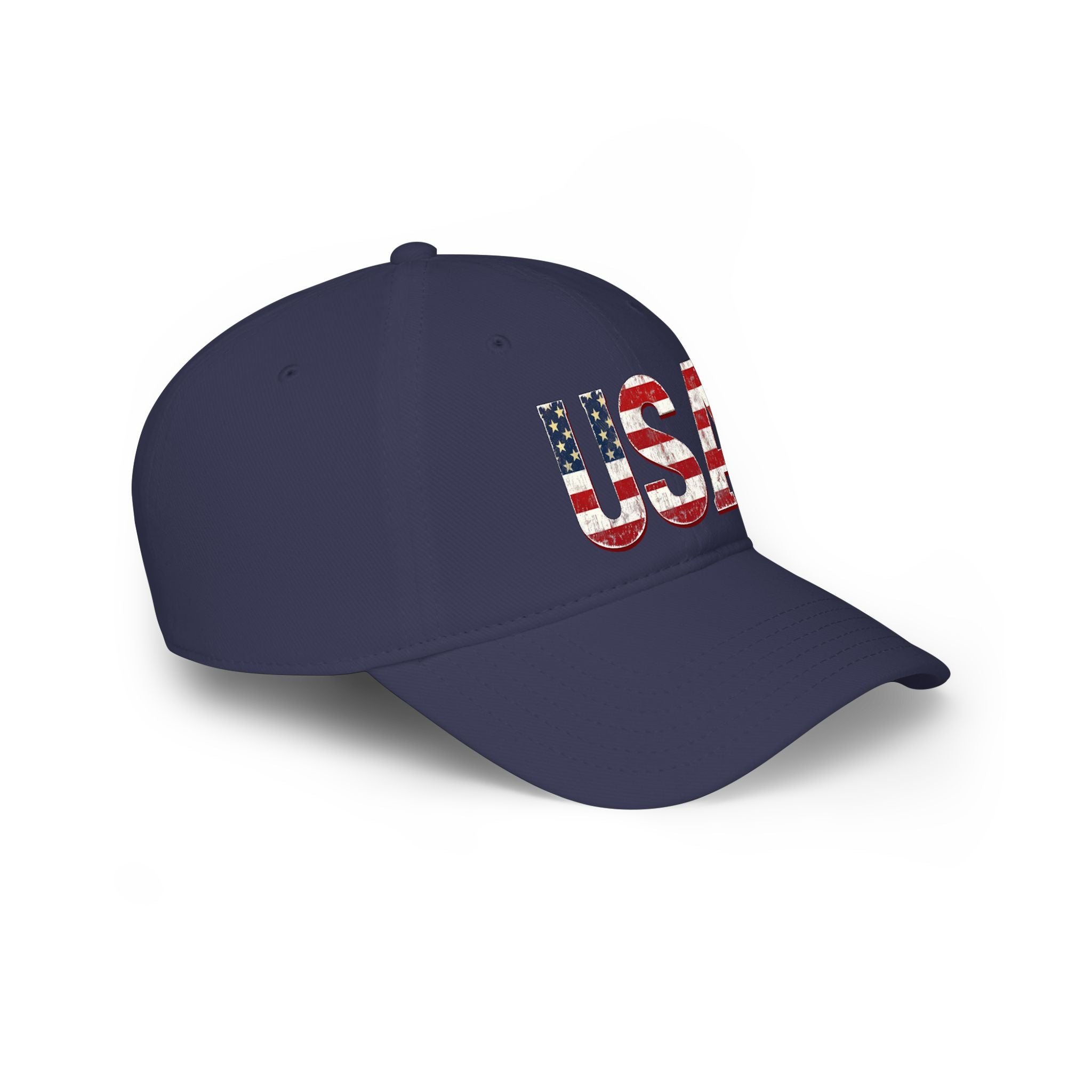 USA Flag Baseball Cap — Patriotic Low Profile Hat for 4th of July & Everyday Wear