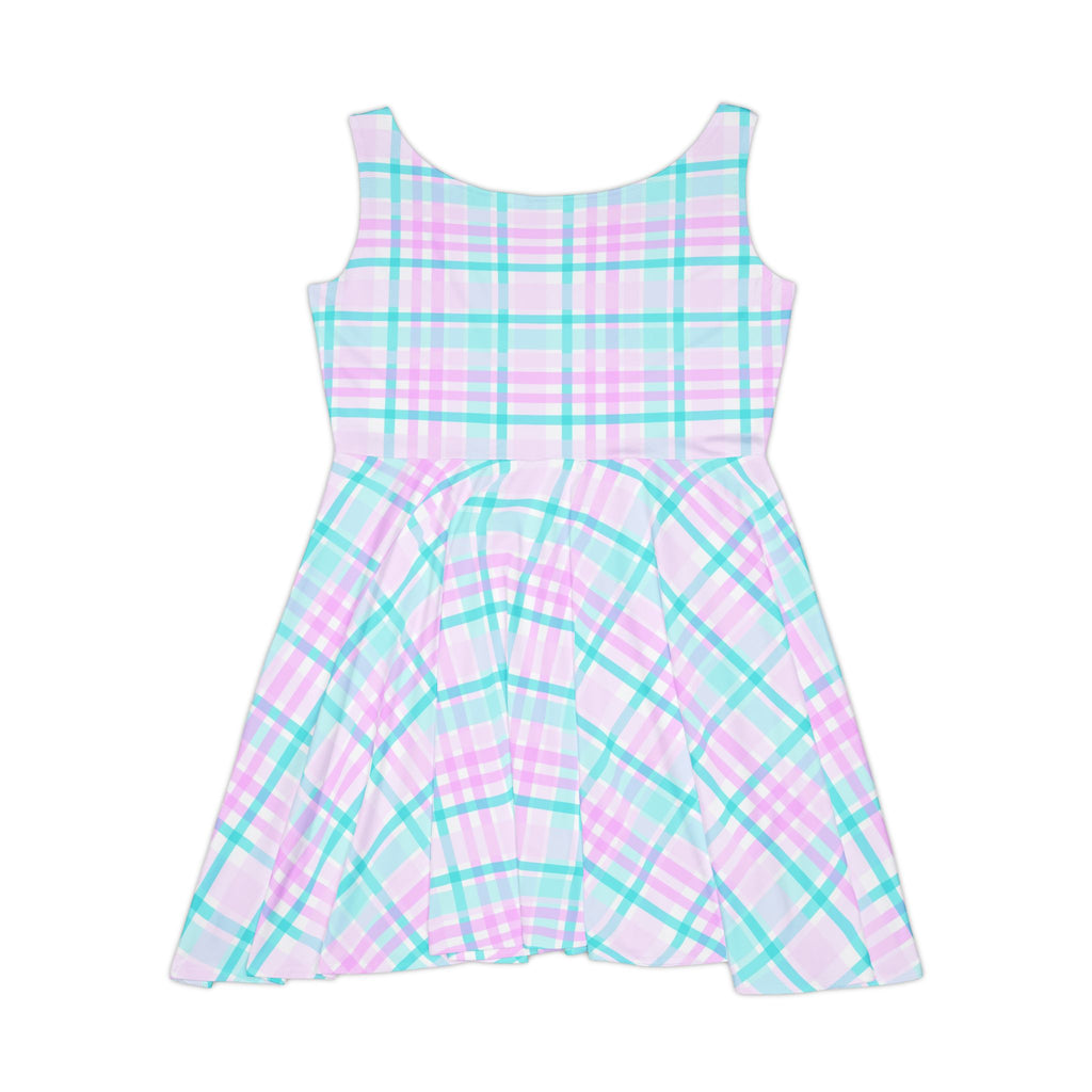 Pastel Plaid Summer Dress