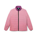Pink Ombre Women’s Puffer Jacket – Lightweight Quilted Coat