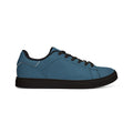 Men's Low-Top Leather Sneakers — Classic Casual Blue Skate Shoes