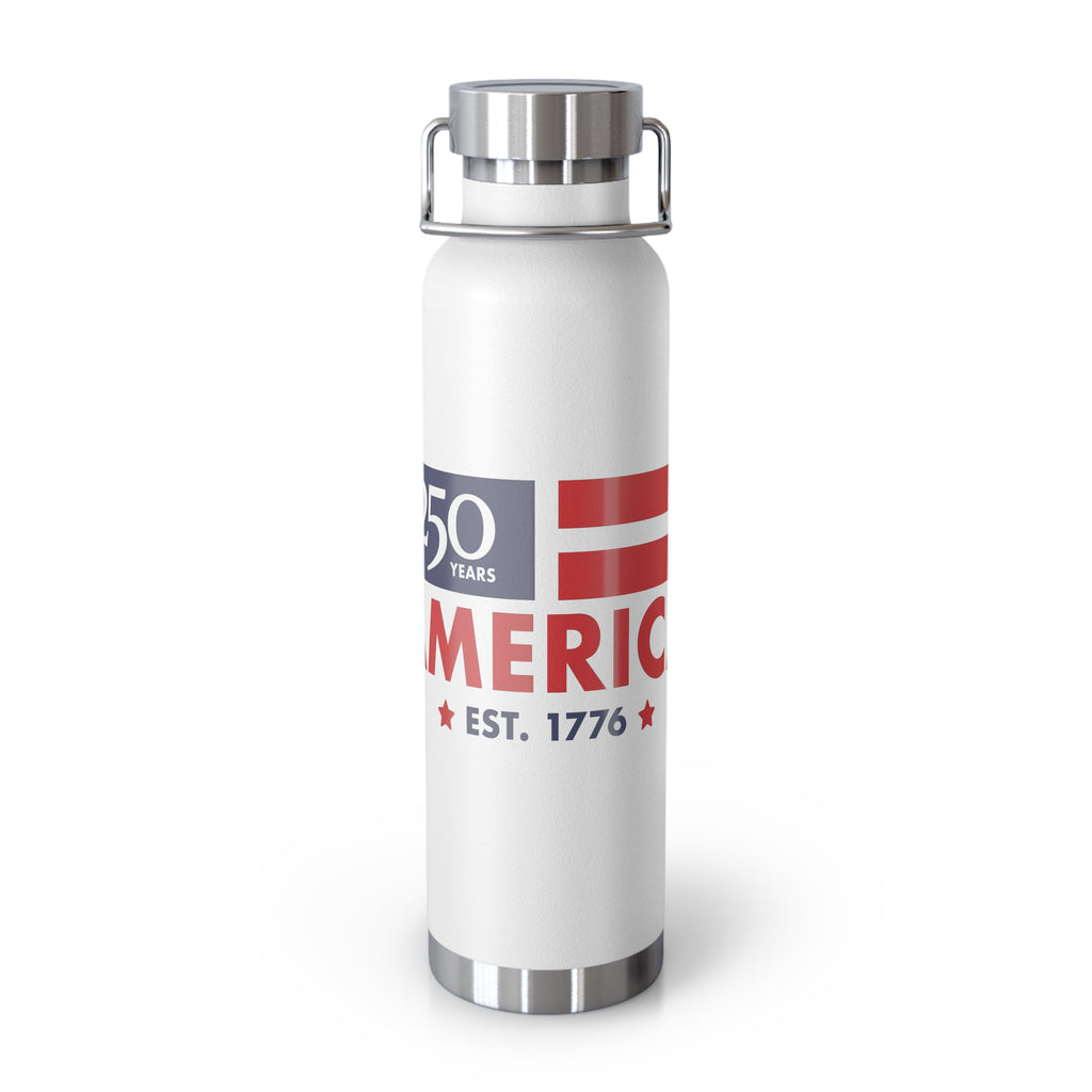 America 250 Years Patriotic Water Bottle | Insulated 22oz