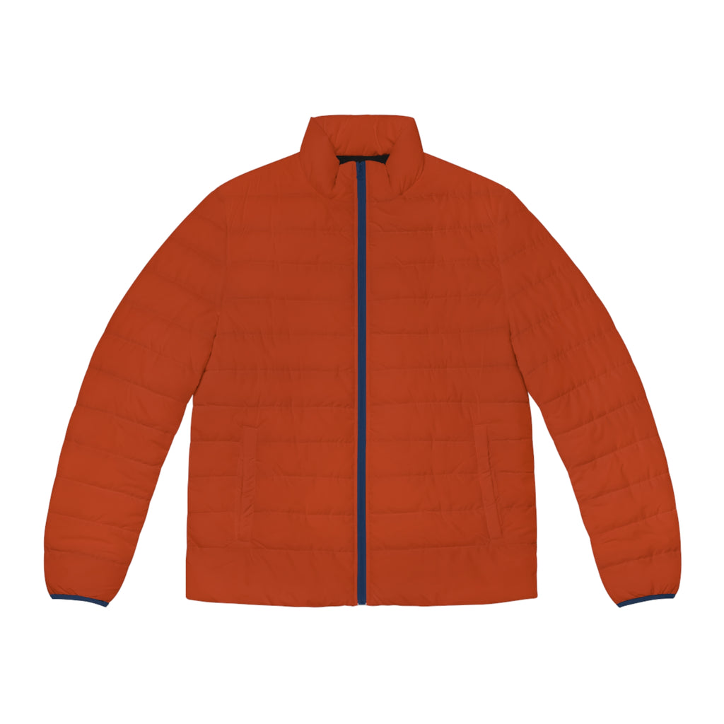 Men's Rust Puffer Jacket – Lightweight Quilted Outerwear