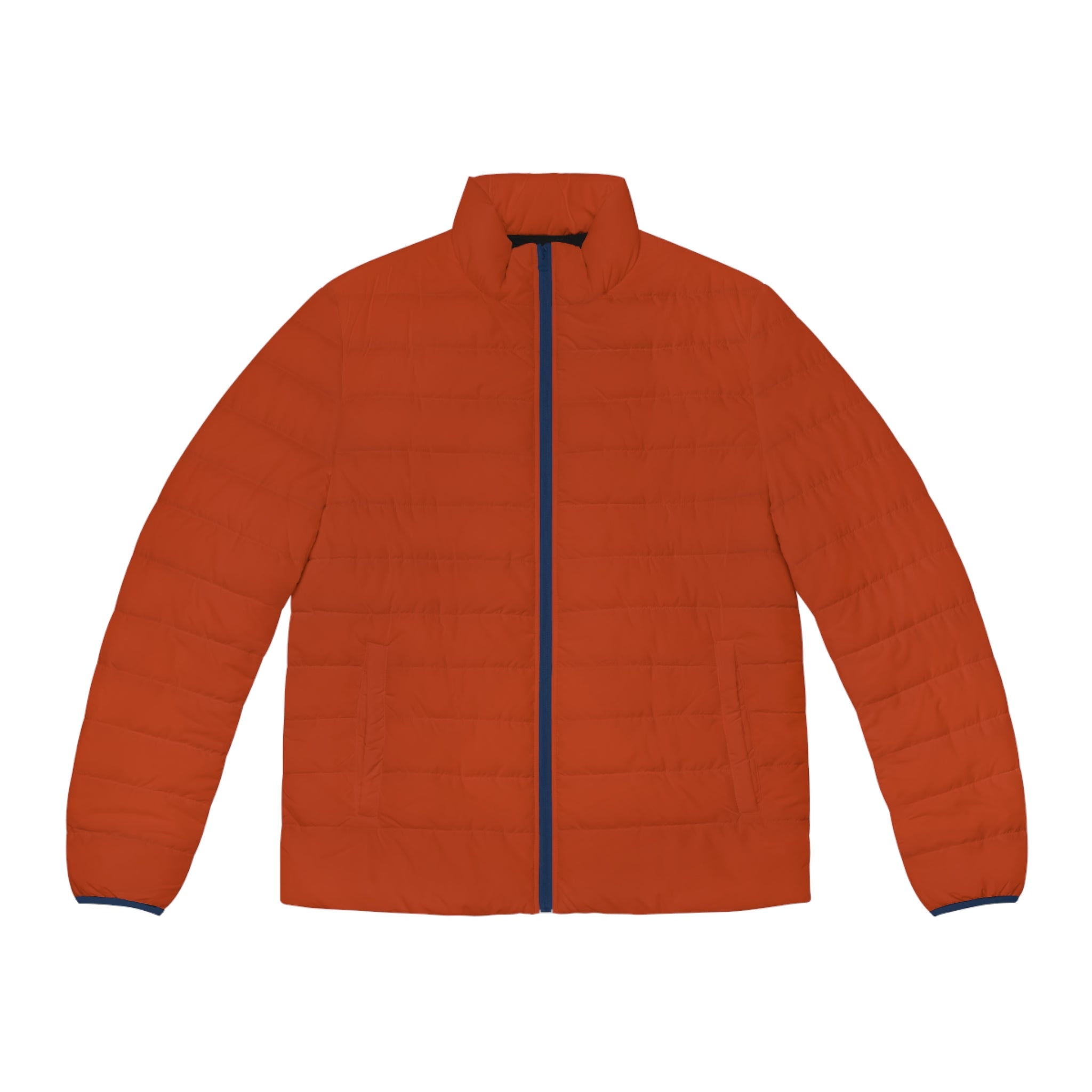 Men's Rust Puffer Jacket – Lightweight Quilted Outerwear