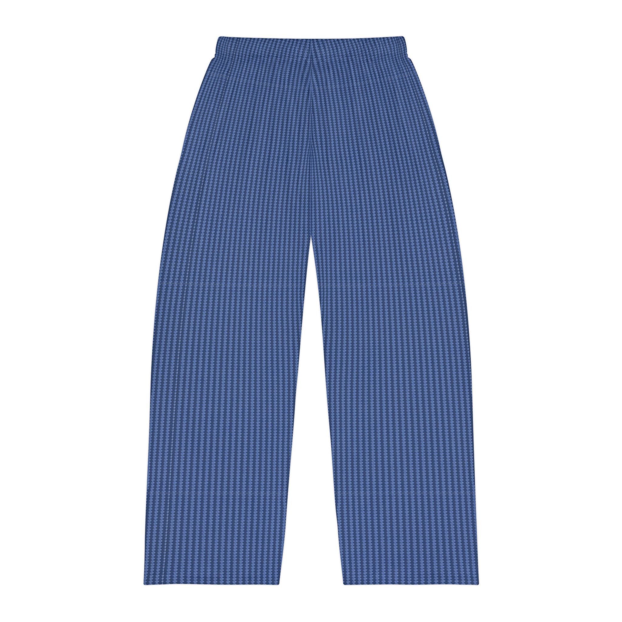 Men's Blue Pinstripe Pajama Pants - Comfortable Lounge Sleepwear