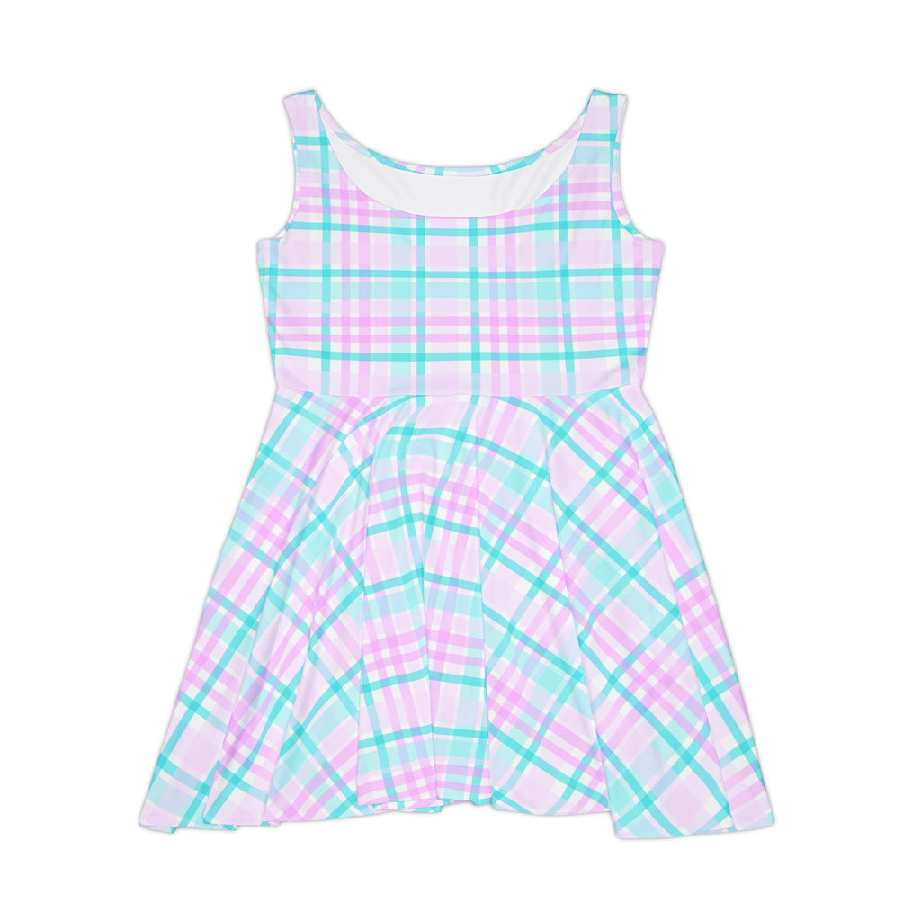 Pastel Plaid Summer Dress