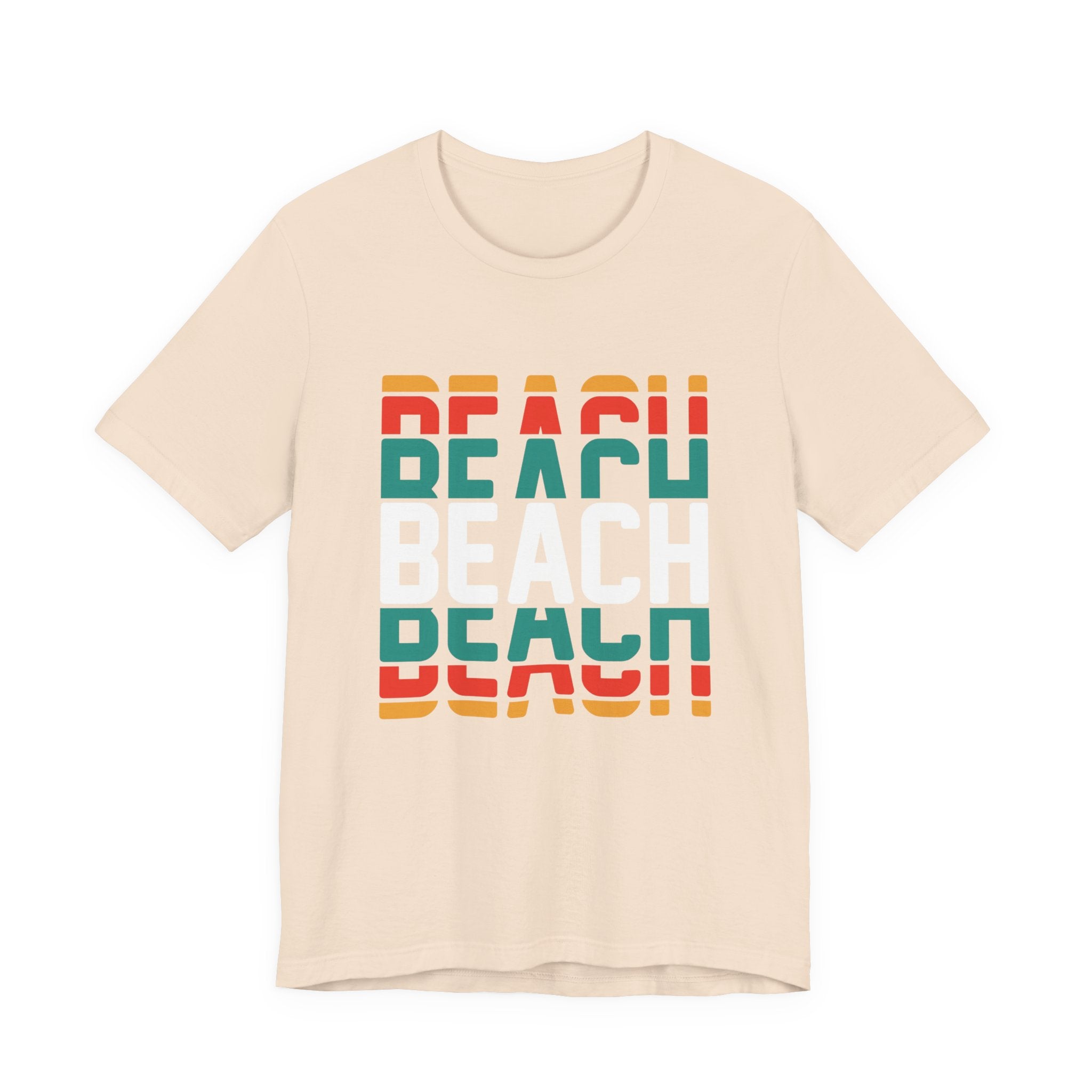 Retro Vintage Beach Tee | Beach Text Graphic T-Shirt