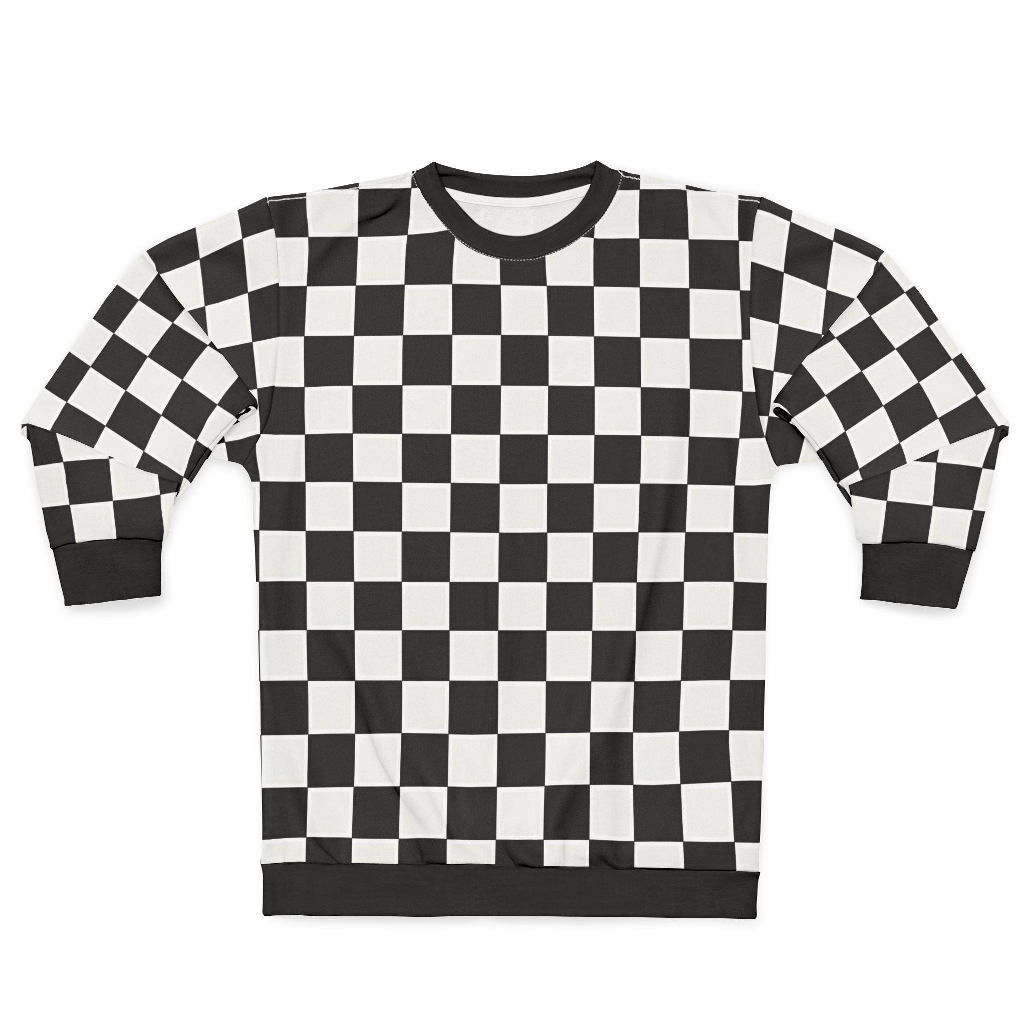 Checkerboard Crewneck Sweatshirt
