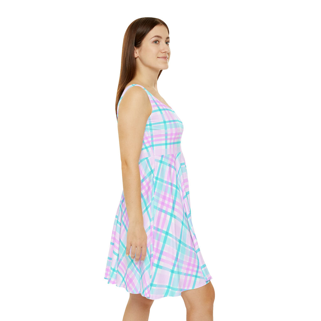 Pastel Plaid Summer Dress
