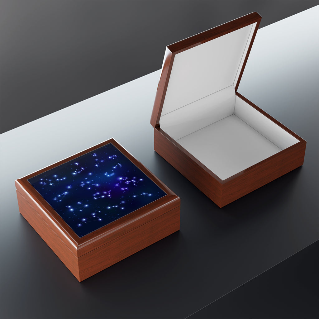 Constellation Jewelry Box – Star Map Trinket Keepsake