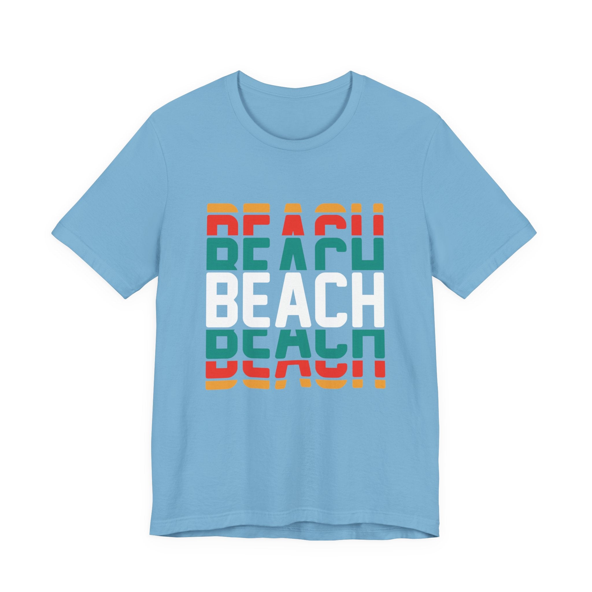 Retro Vintage Beach Tee | Beach Text Graphic T-Shirt