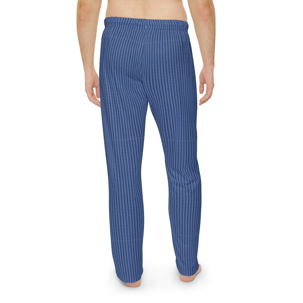 Men's Blue Pinstripe Pajama Pants - Comfortable Lounge Sleepwear