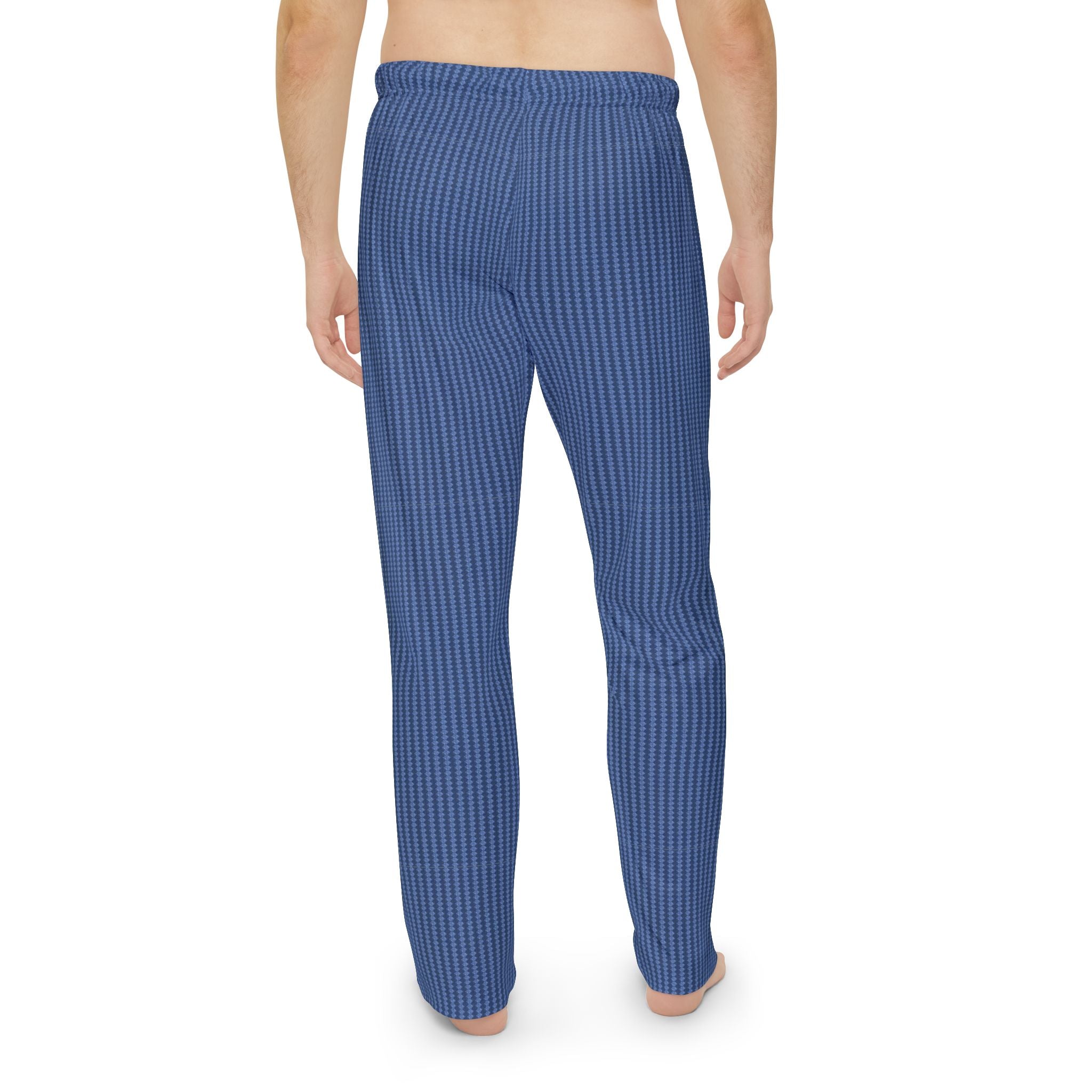 Men's Blue Pinstripe Pajama Pants - Comfortable Lounge Sleepwear