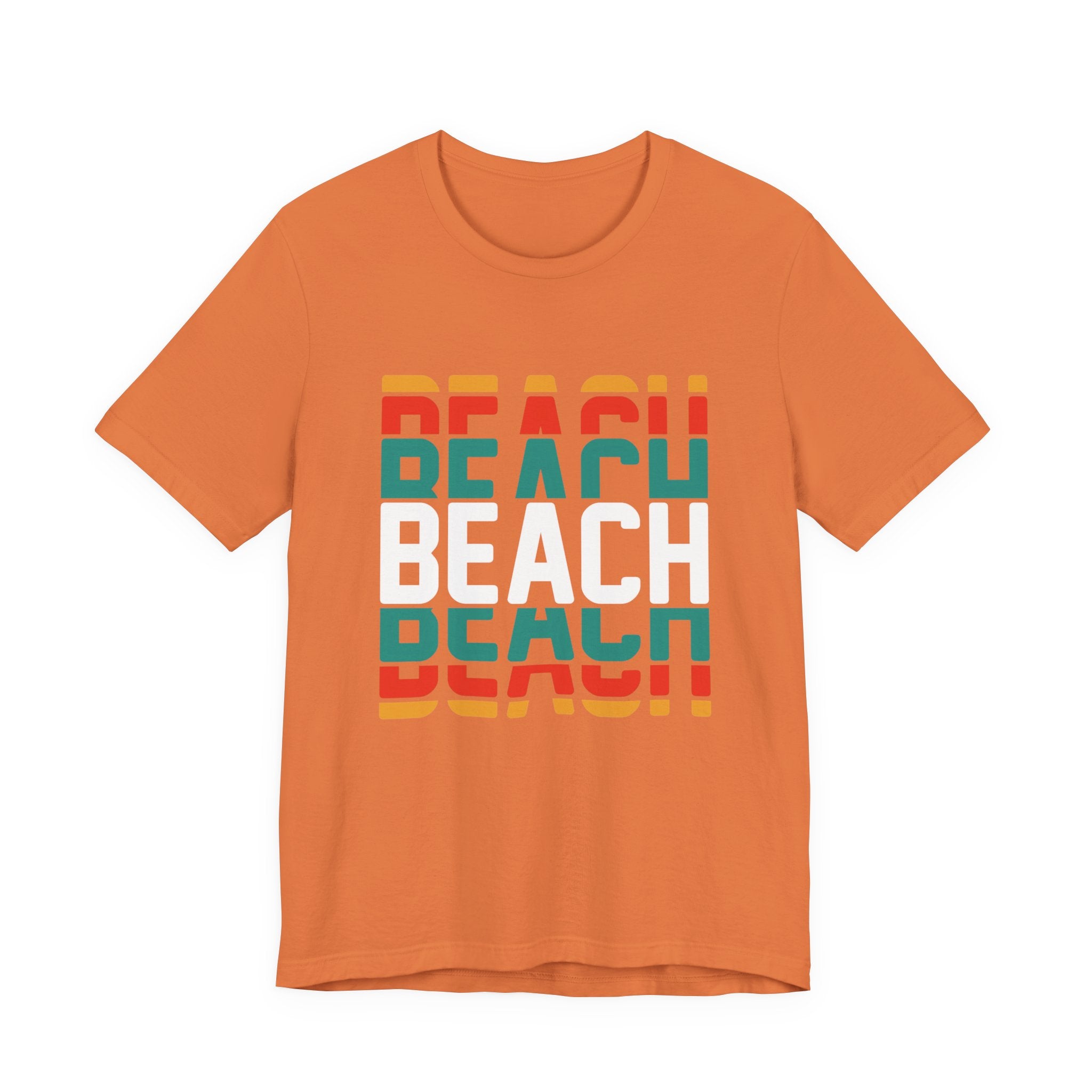 Retro Vintage Beach Tee | Beach Text Graphic T-Shirt