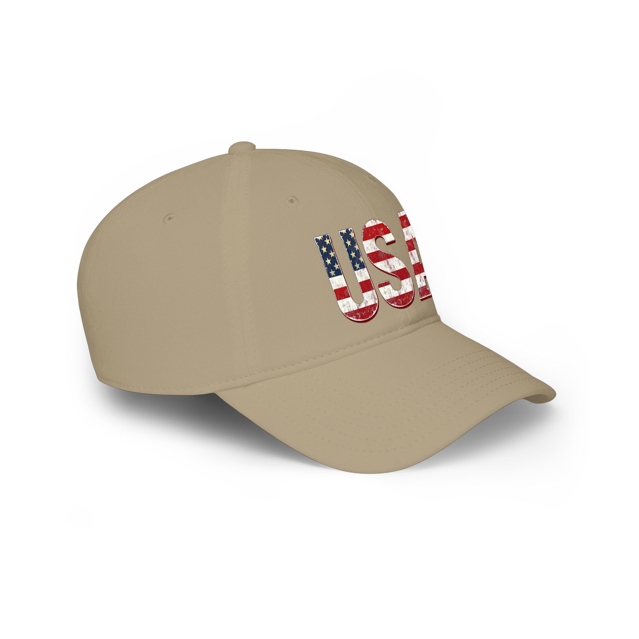 USA Flag Baseball Cap — Patriotic Low Profile Hat for 4th of July & Everyday Wear
