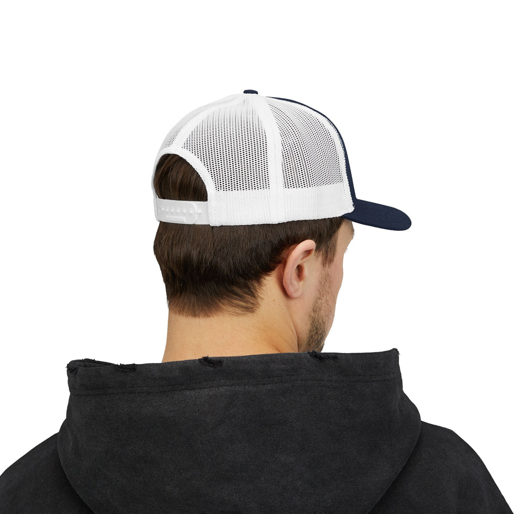 American Flag Trucker Cap — Sparkle Sequin USA Snapback