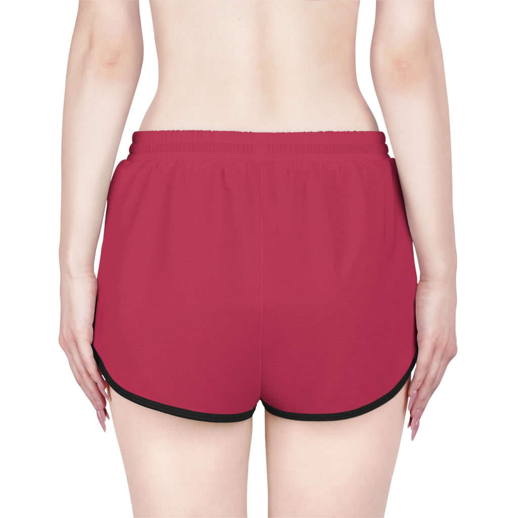 Berry Rose Relaxed Women's Shorts — Lightweight Lounge & Athletic Runner Shorts