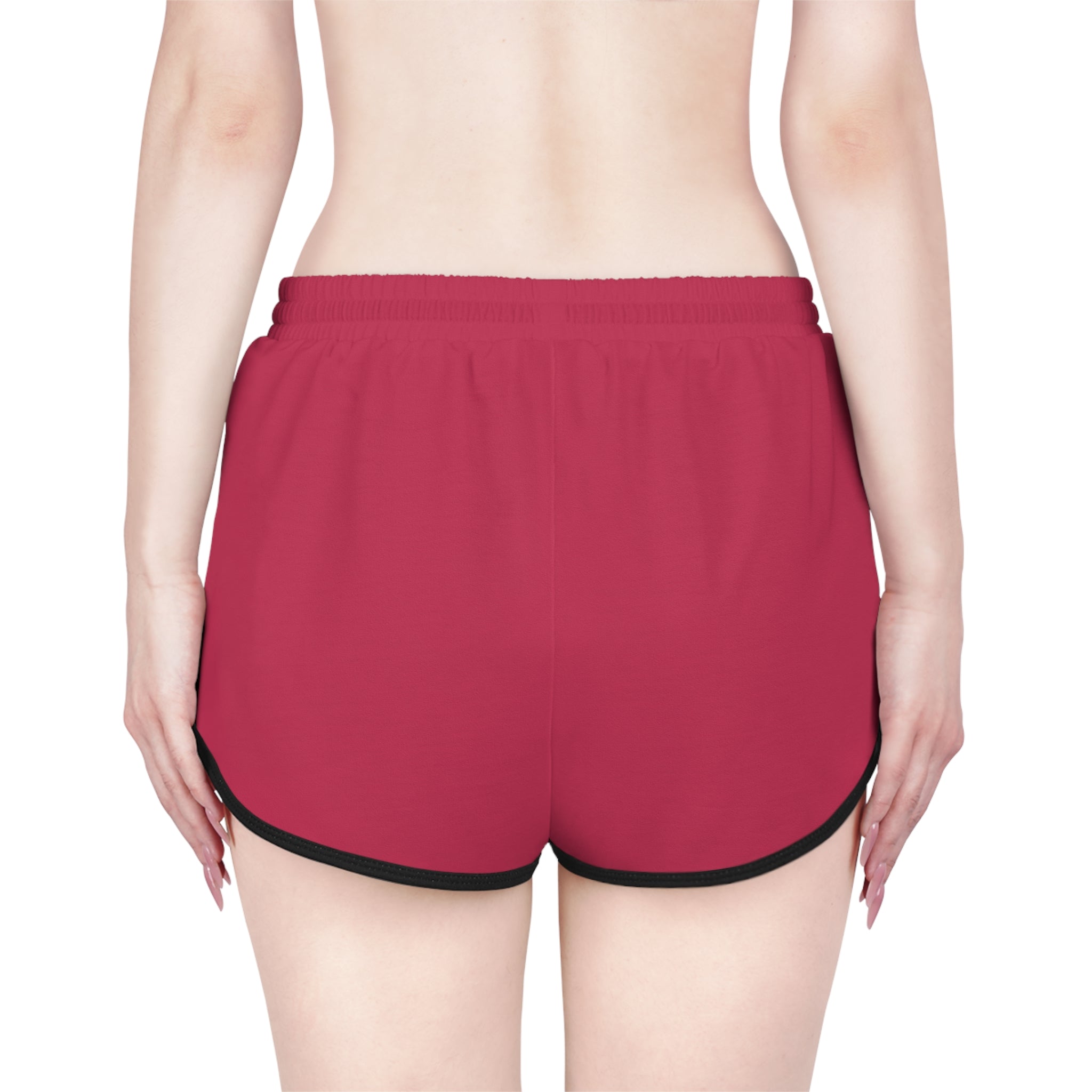 Berry Rose Relaxed Women's Shorts — Lightweight Lounge & Athletic Runner Shorts