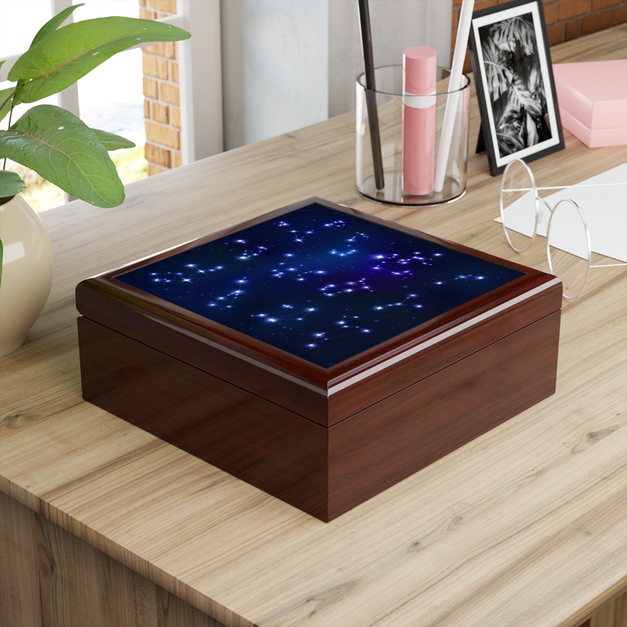 Constellation Jewelry Box – Star Map Trinket Keepsake