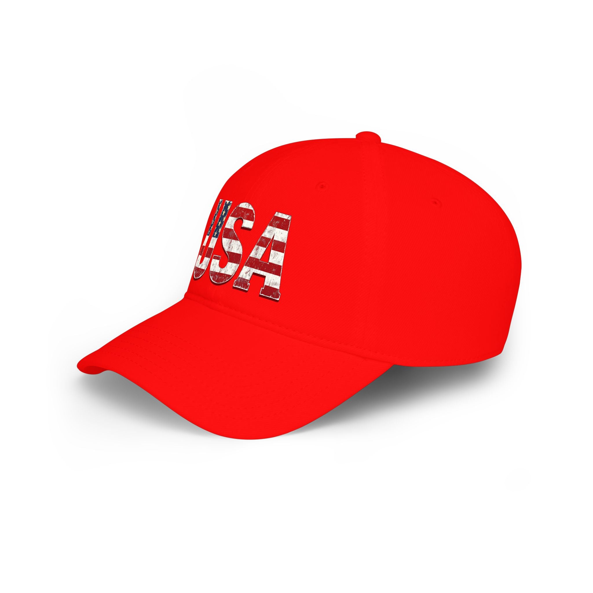 USA Flag Baseball Cap — Patriotic Low Profile Hat for 4th of July & Everyday Wear