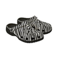 Zebra Print EVA Foam Clogs — Lightweight Slip-On Sandal