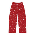 Scattered Hearts Red Pajama Pants | Valentine's Pattern Sleepwear