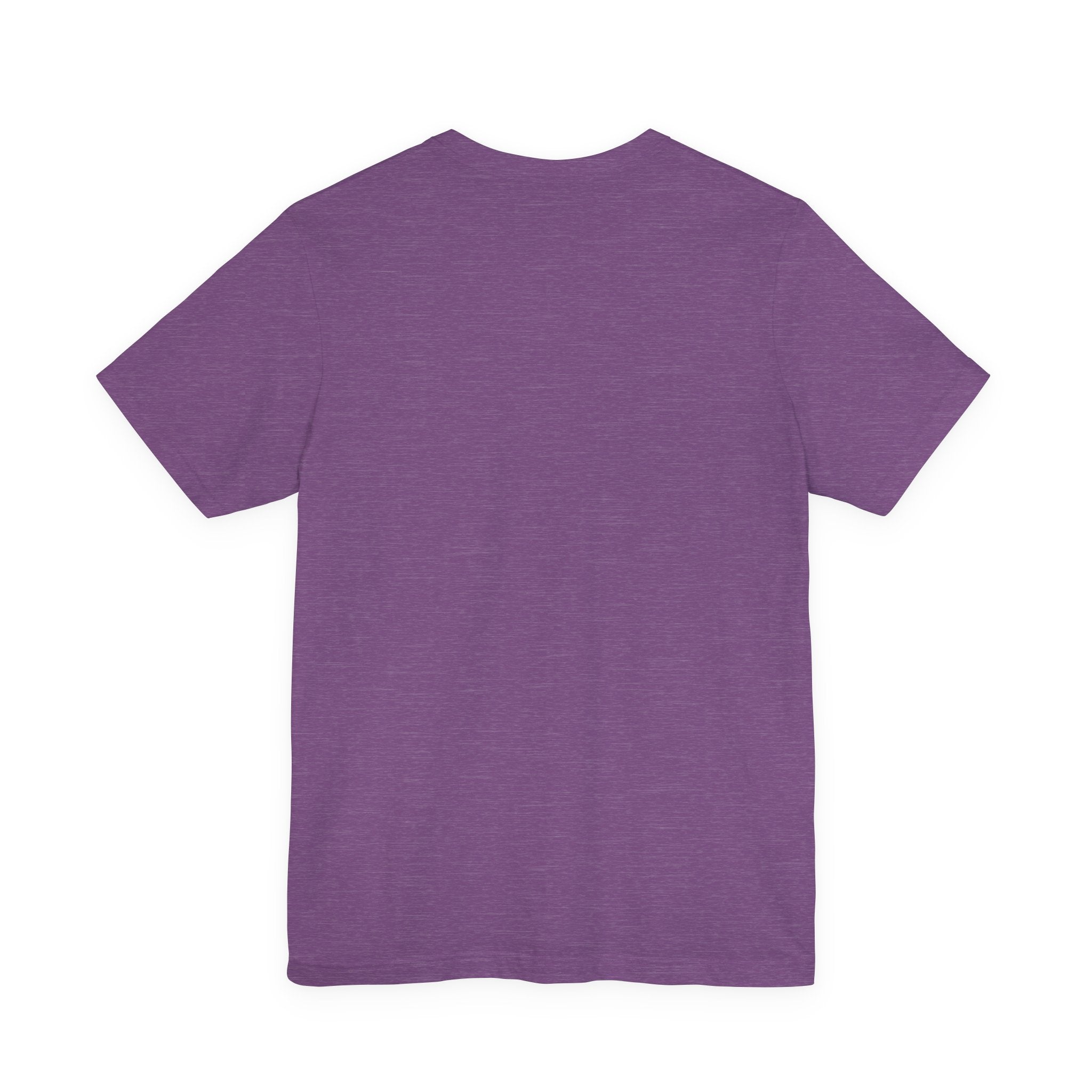 Purple t-shirt on a white background