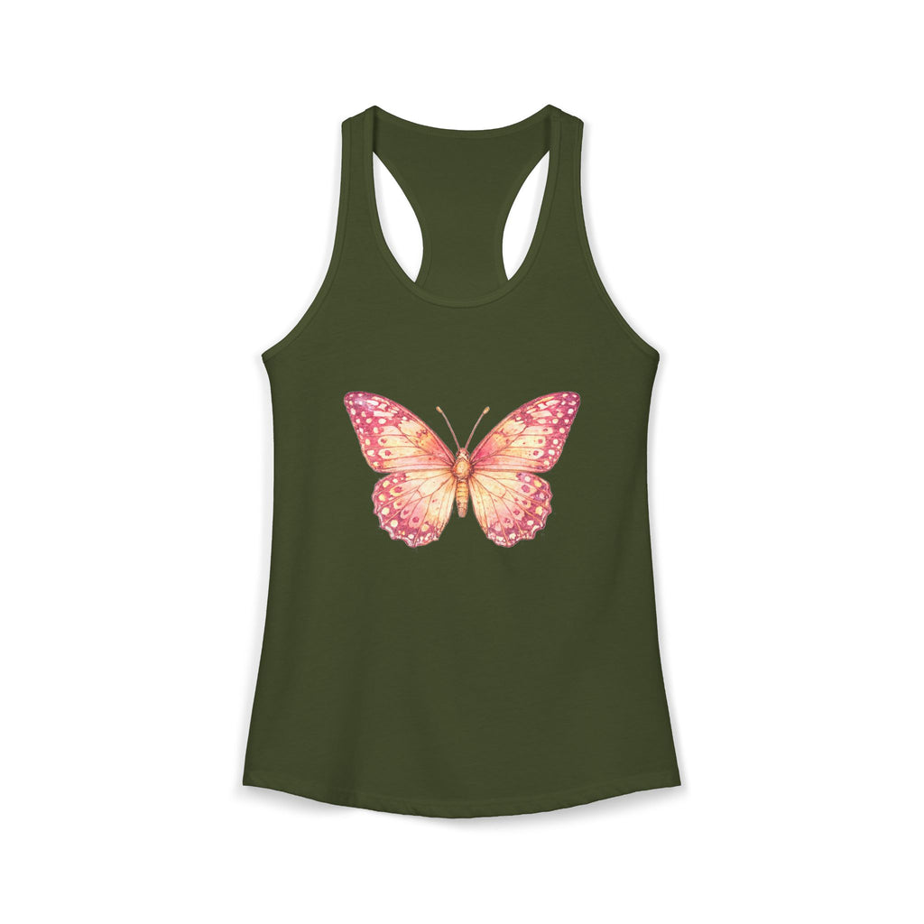 Vintage Butterfly Spring/Summer Racerback Tank