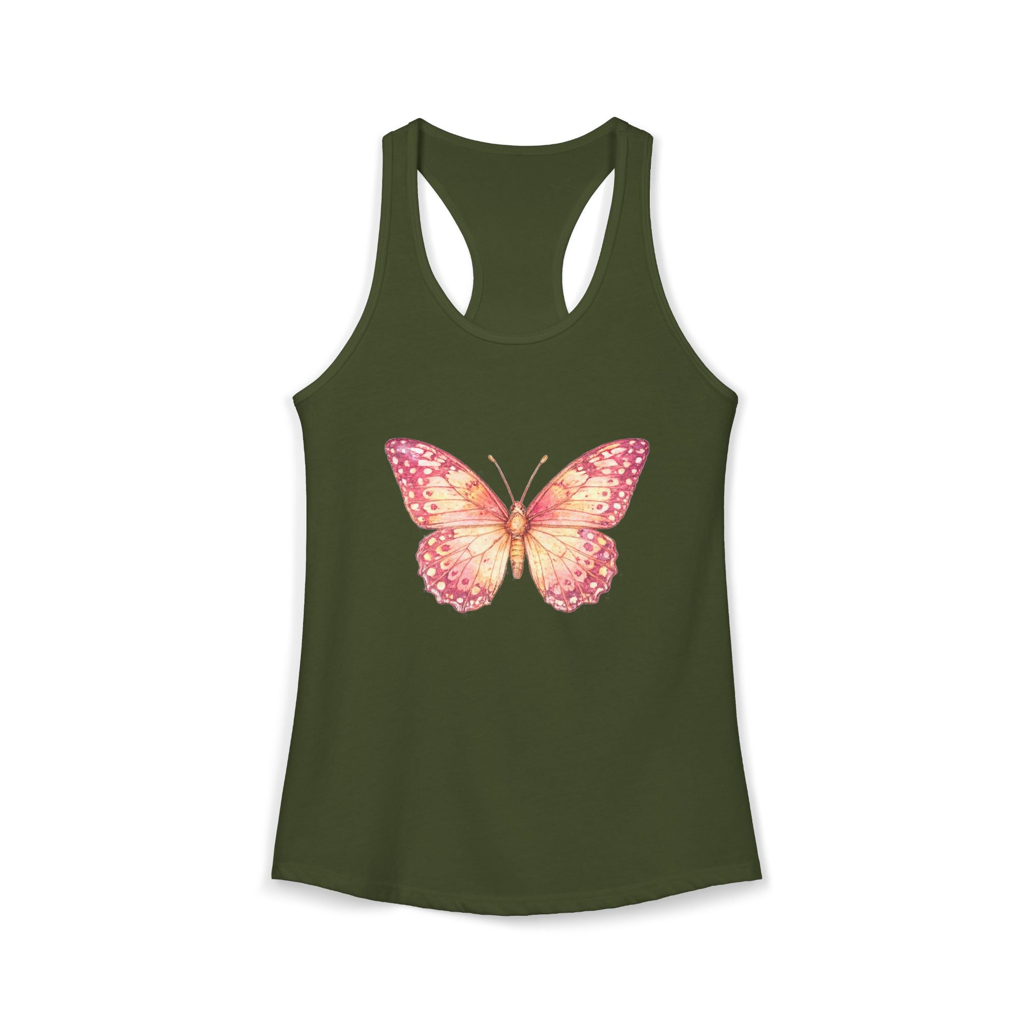Vintage Butterfly Spring/Summer Racerback Tank