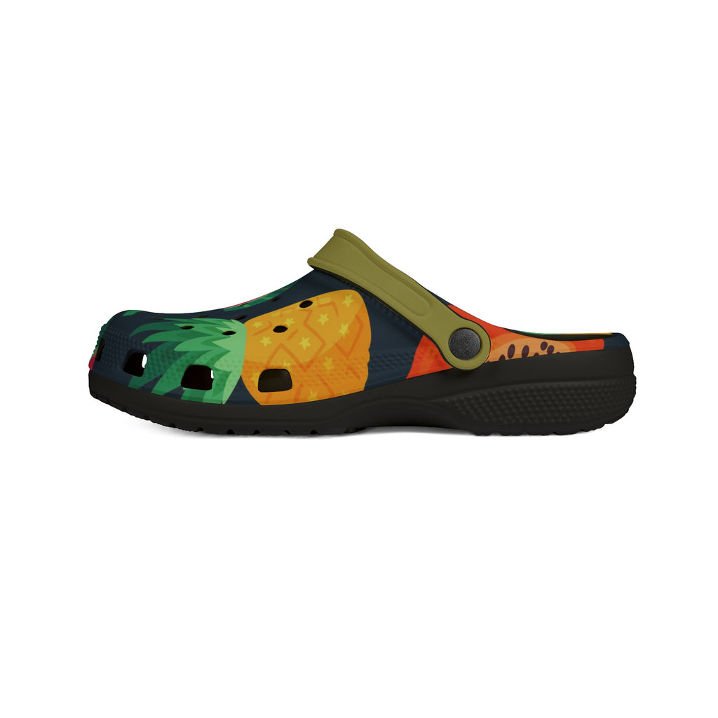 Tropical Fruit Beach Clogs — Colorful EVA Foam Slip-On Shoes