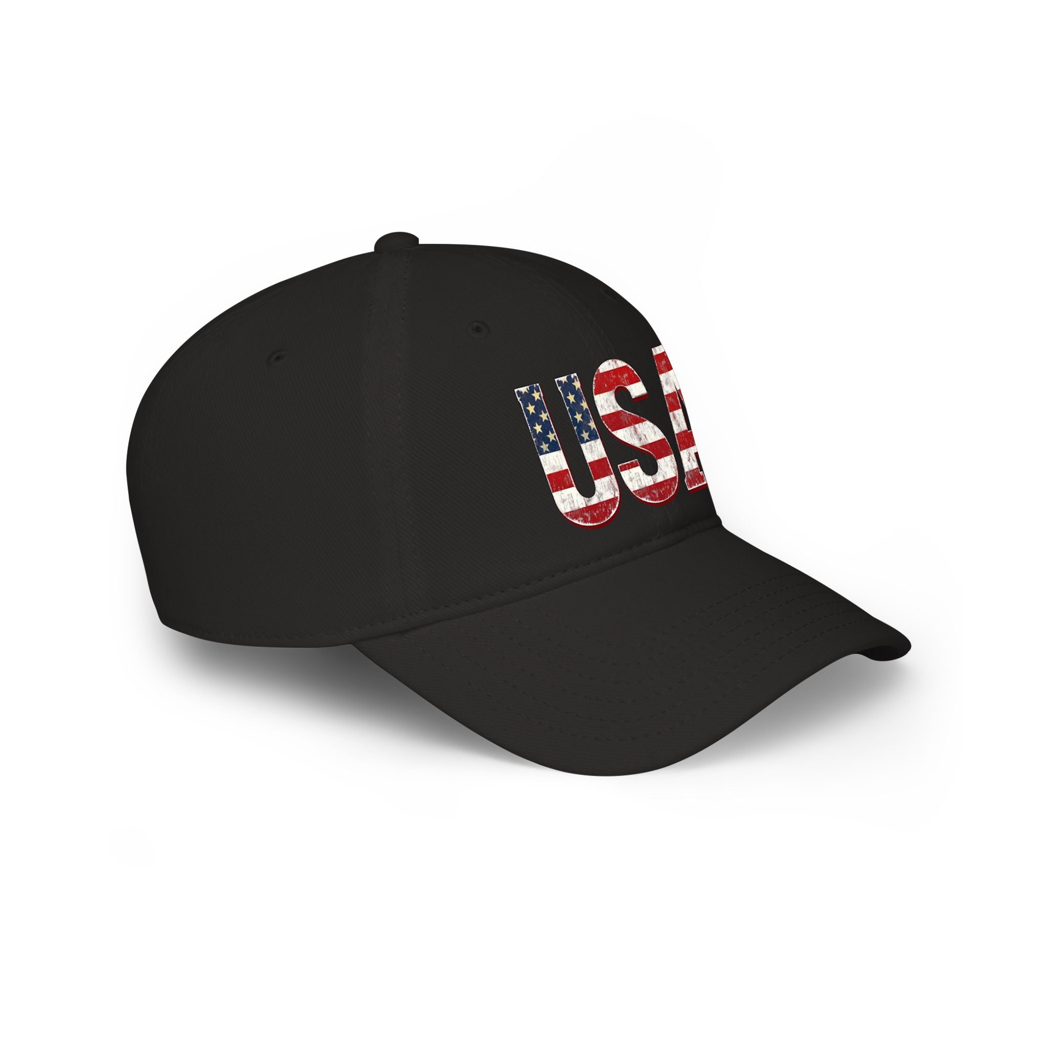 USA Flag Baseball Cap — Patriotic Low Profile Hat for 4th of July & Everyday Wear