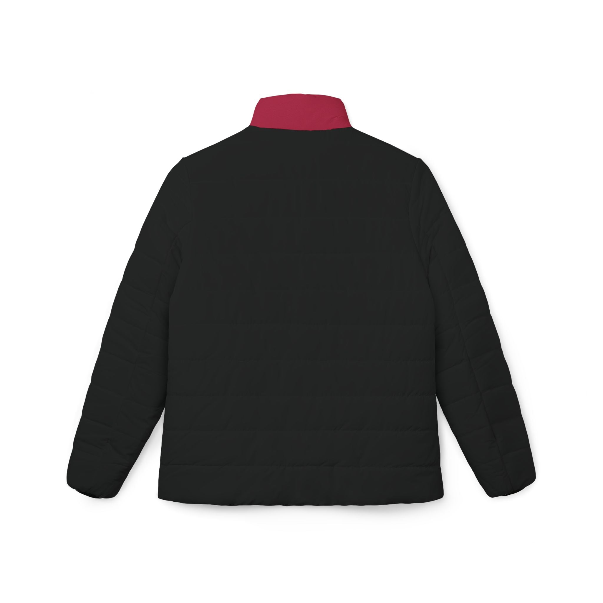 Women's Puffer Jacket - Lightweight Quilted Coat with Contrast Collar