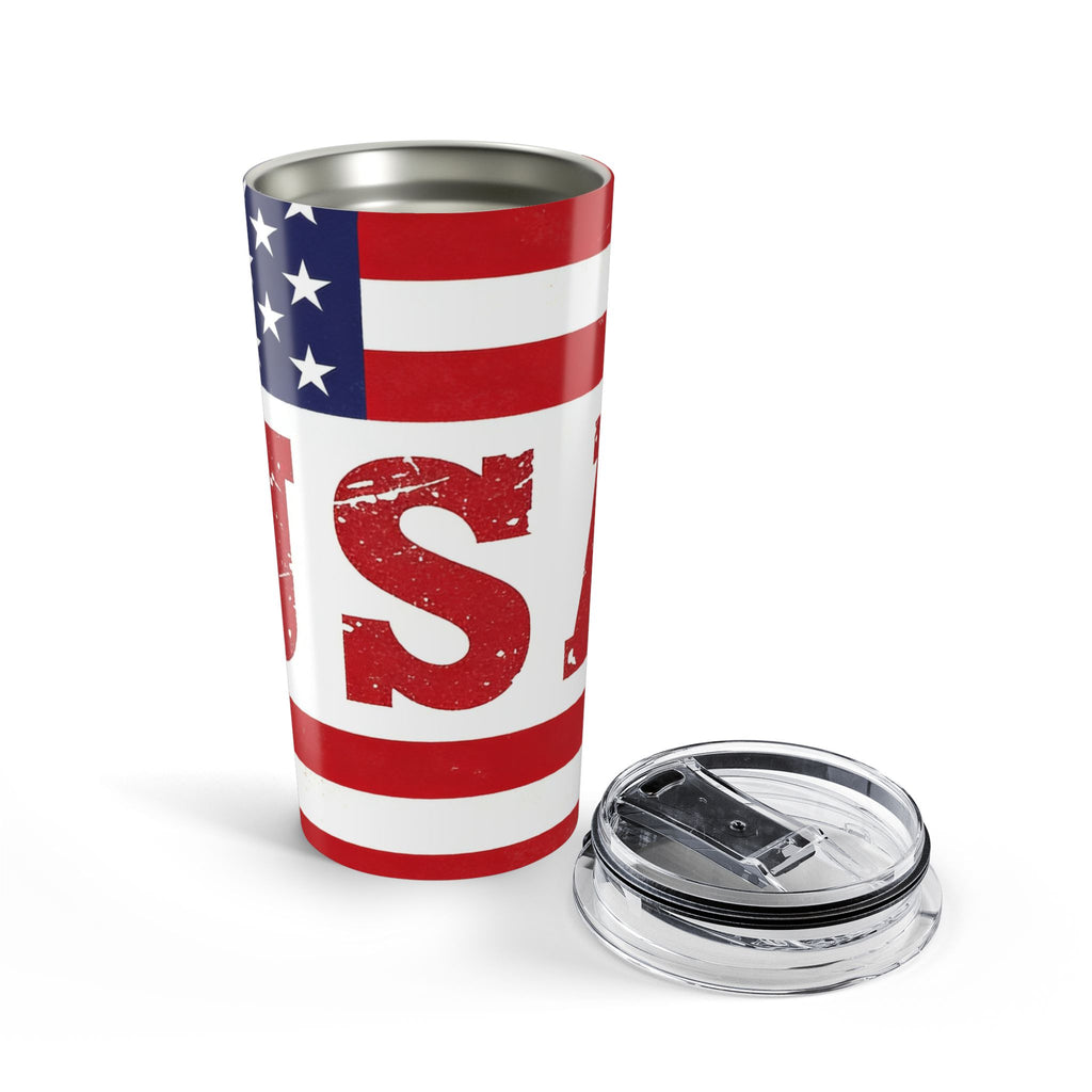 USA Flag Retro Stars and Stripes Tumbler