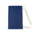 Navy Striped Laundry Bag — Durable Drawstring Wash Organizer
