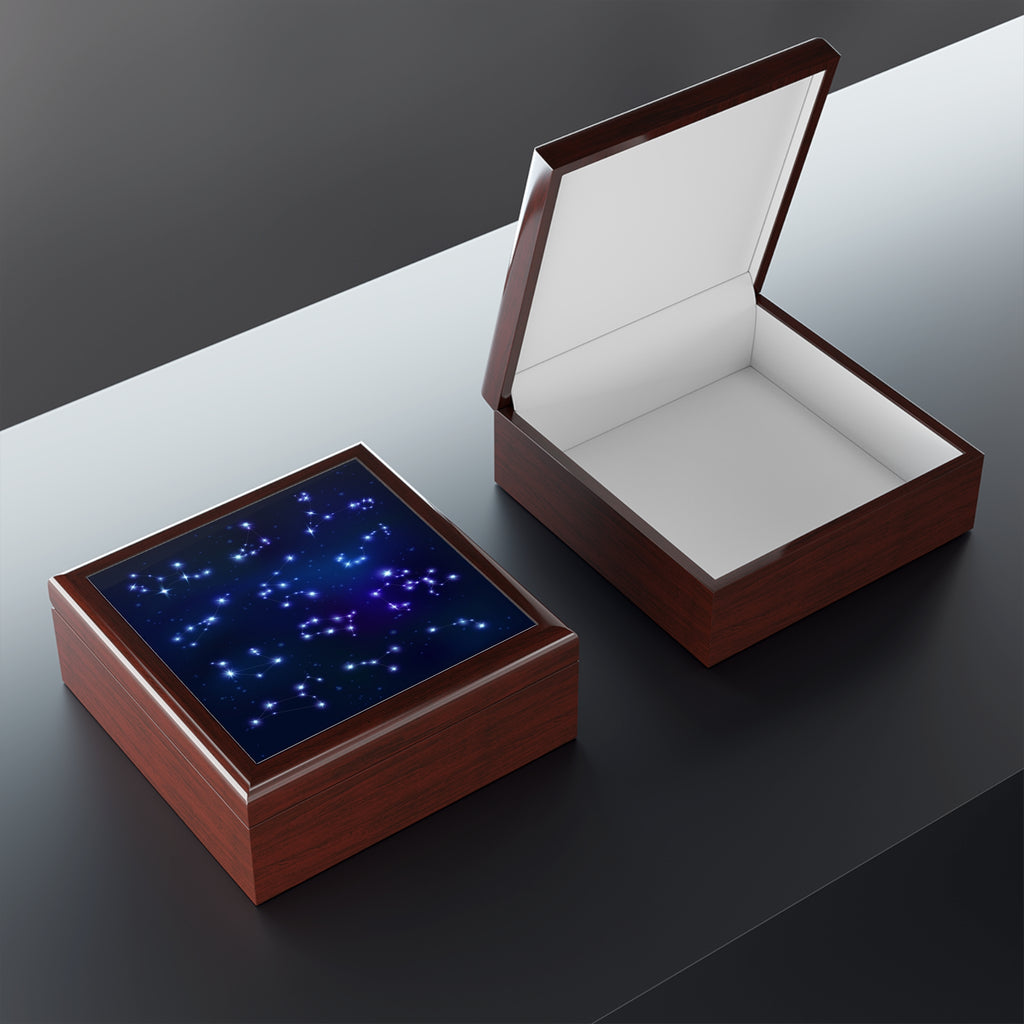 Constellation Jewelry Box – Star Map Trinket Keepsake