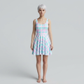 Pastel Plaid Summer Dress