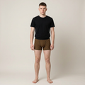Striped Boxer Briefs — Brown & Black Vertical Stripe Men’s Underwear