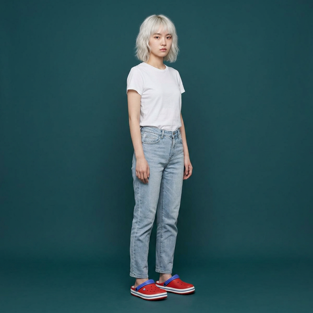 Red EVA Foam Clogs — Lightweight Slip-On Garden & Beach Shoes