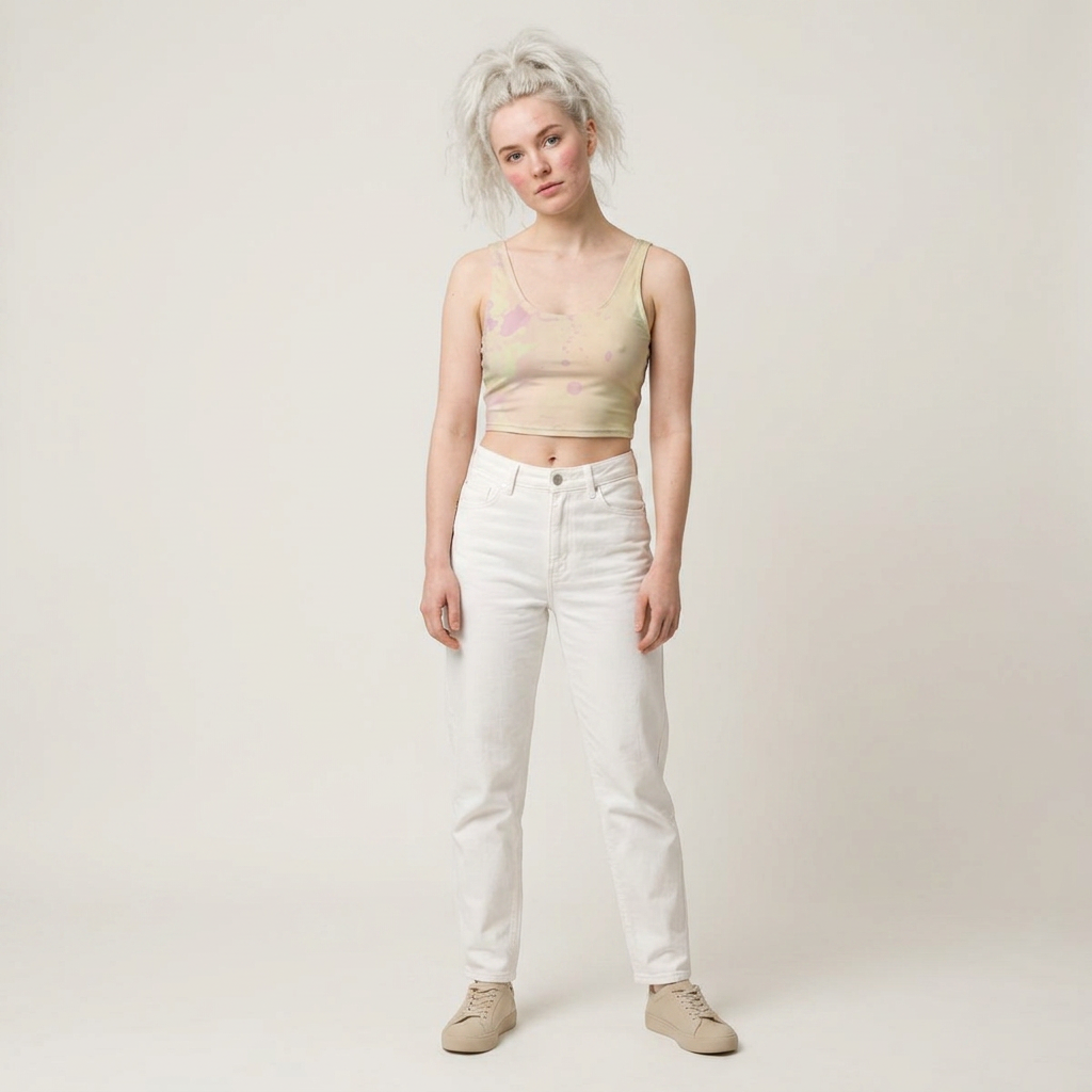 Pastel Watercolor Sports Bra — Soft Tie-Dye Athletic Crop Top