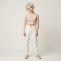 Pastel Watercolor Sports Bra — Soft Tie-Dye Athletic Crop Top