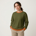 Olive & Rust Crewneck Sweatshirt