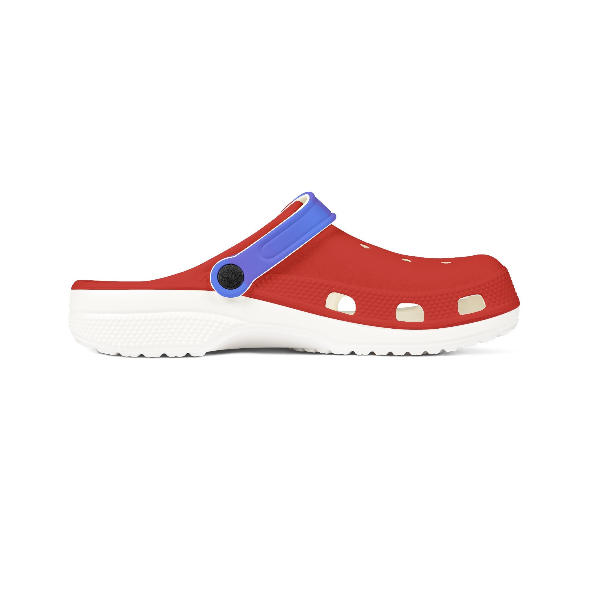Red EVA Foam Clogs — Lightweight Slip-On Garden & Beach Shoes