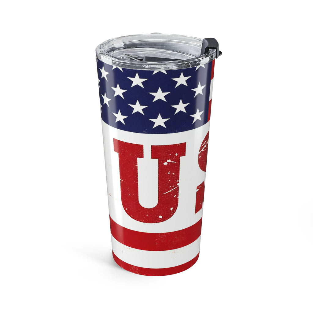 USA Flag Retro Stars and Stripes Tumbler
