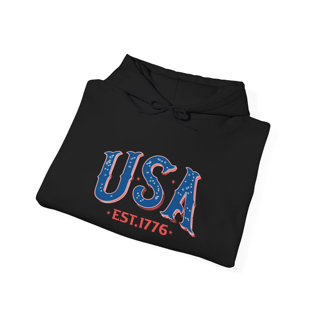 Folded brown hoodie with 'ADHD' text on a white background