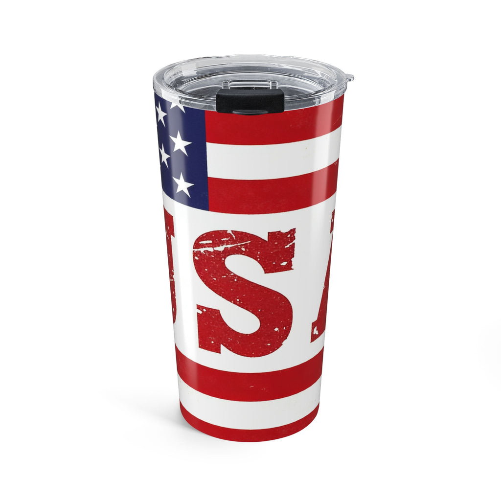 USA Flag Retro Stars and Stripes Tumbler