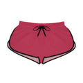 Berry Rose Relaxed Women's Shorts — Lightweight Lounge & Athletic Runner Shorts