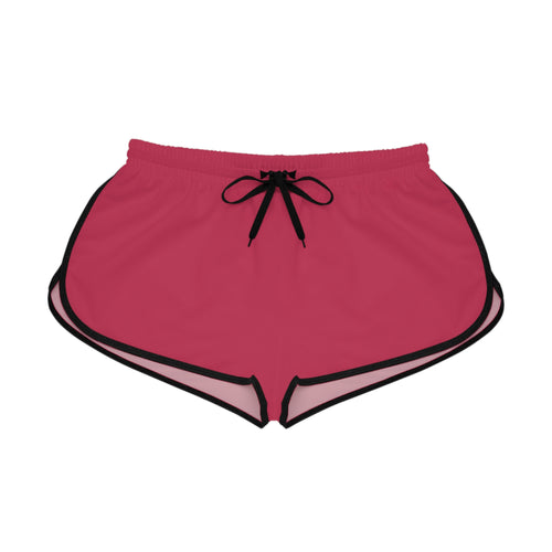 Berry Rose Relaxed Women's Shorts — Lightweight Lounge & Athletic Runner Shorts