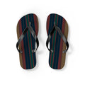 Striped Boho Flip Flops – Casual Summer Beach Sandals