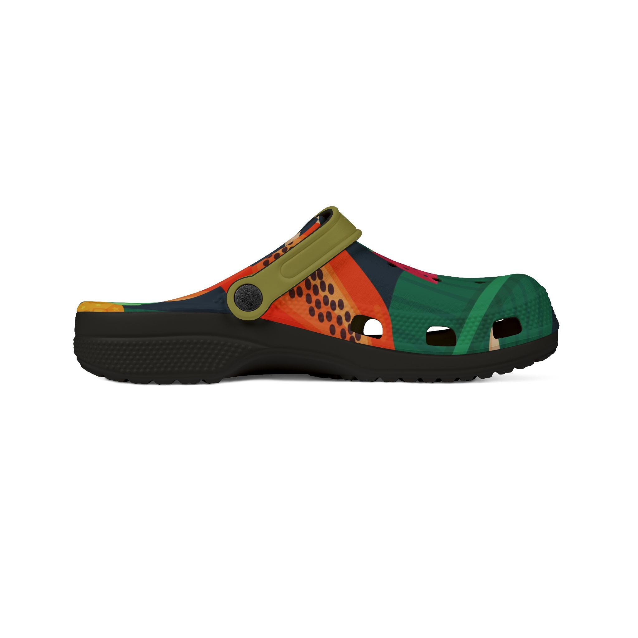 Tropical Fruit Beach Clogs — Colorful EVA Foam Slip-On Shoes